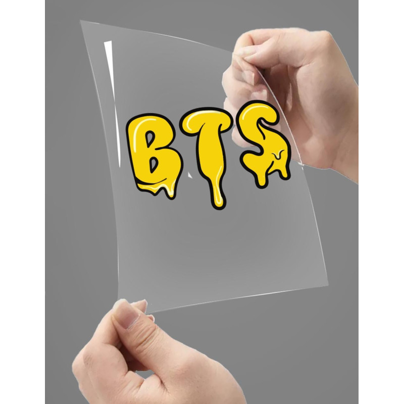 BTS Yellow Sticky A4 Transfer Sheet