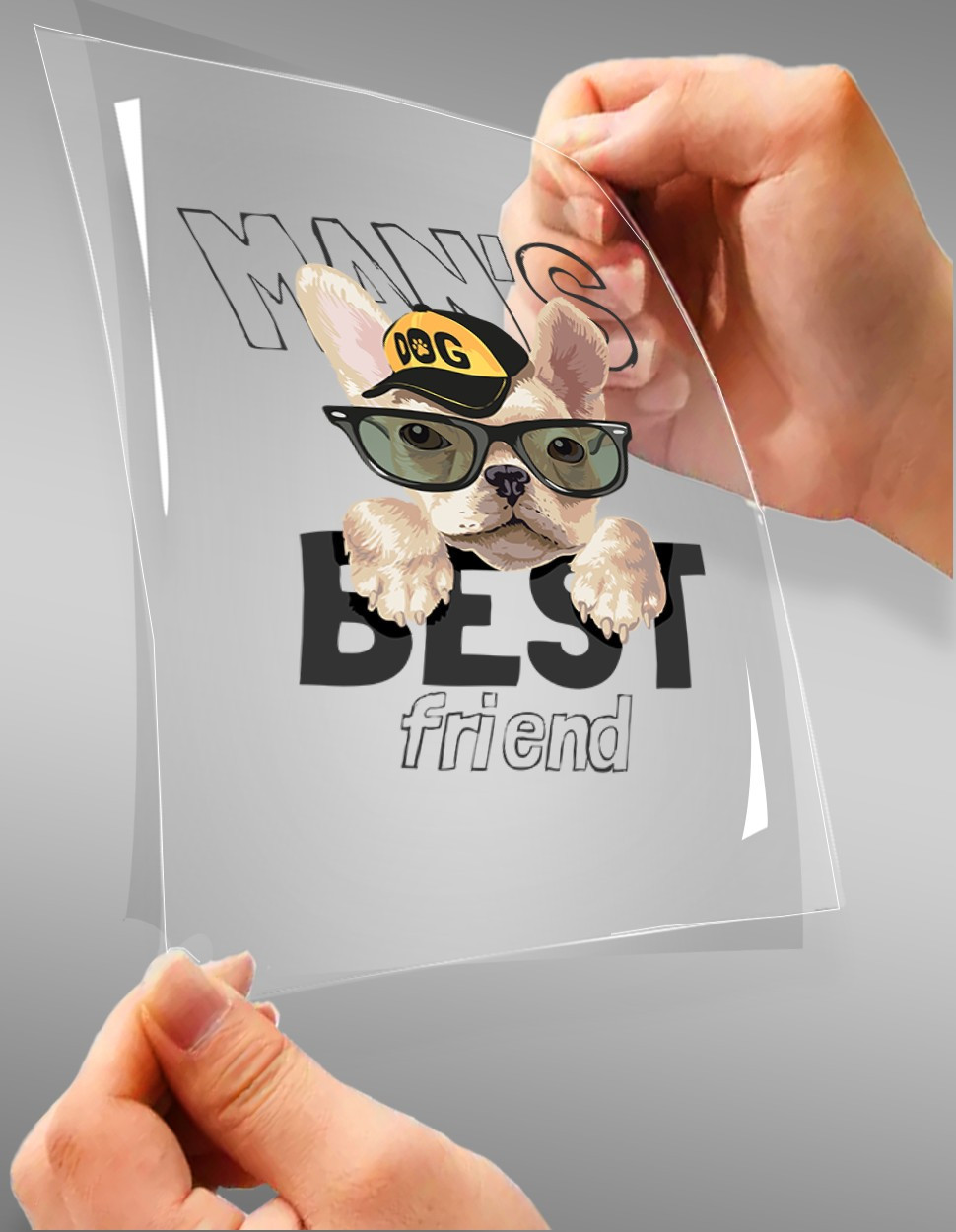Man's Best Friend A4 StickZing