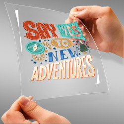 Say Yes To New Adventure A4...