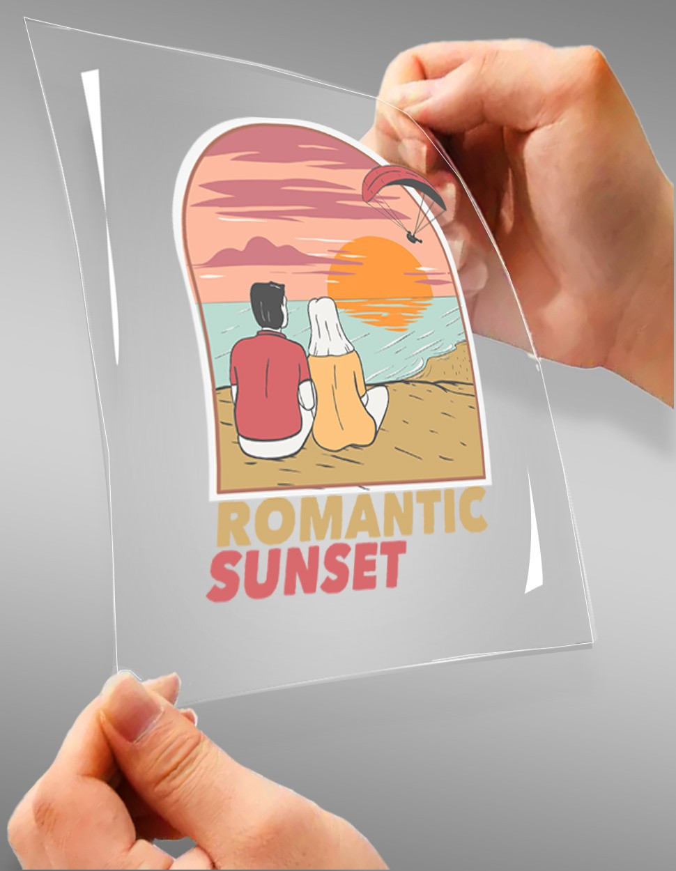 Romantic Sunset A4 StickZing