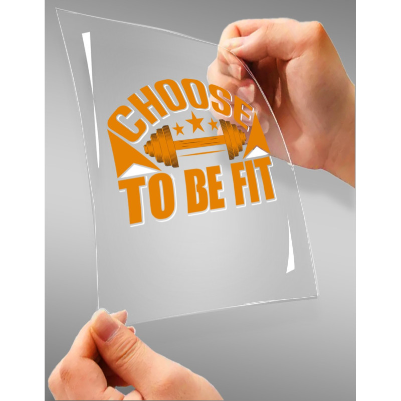 Choose To Be Fit A4 StickZing