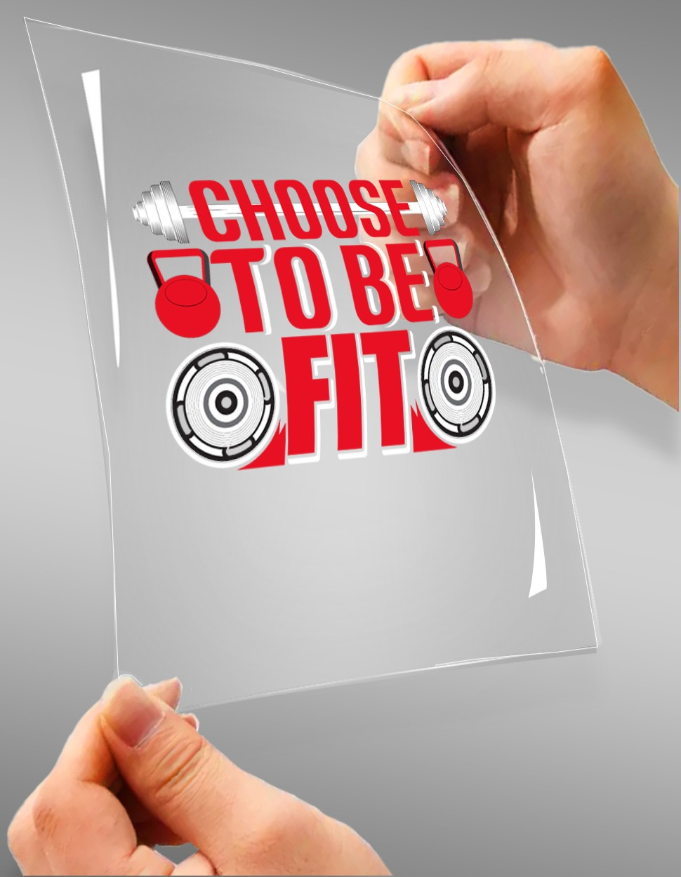 Choose To Be Fit A4 StickZing