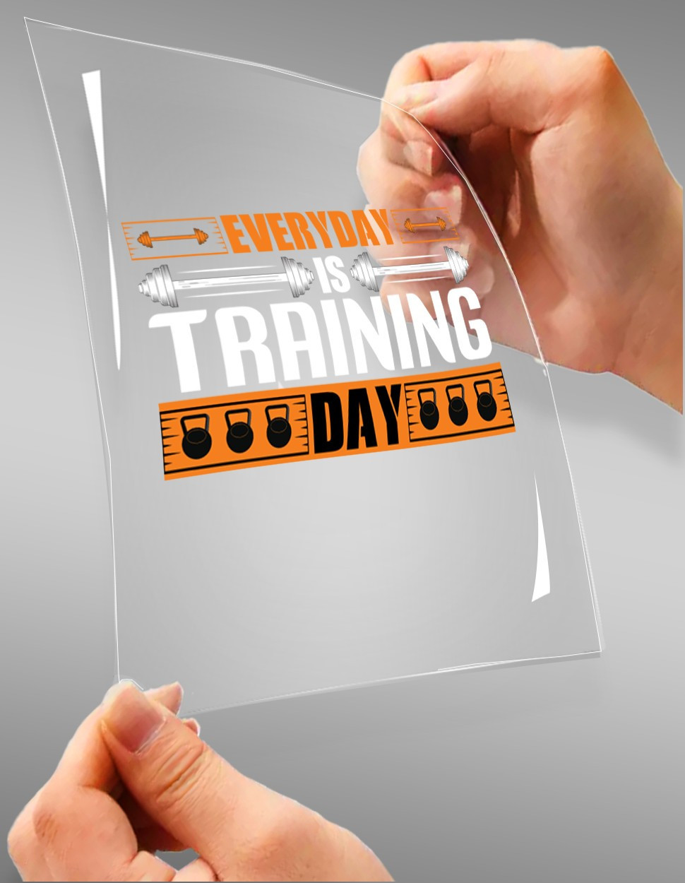 Everyday Is Training Day A4 StickZing